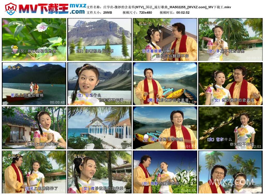 庄学忠-微妙的含羞草(MTV)_国语_流行歌曲_MA502255